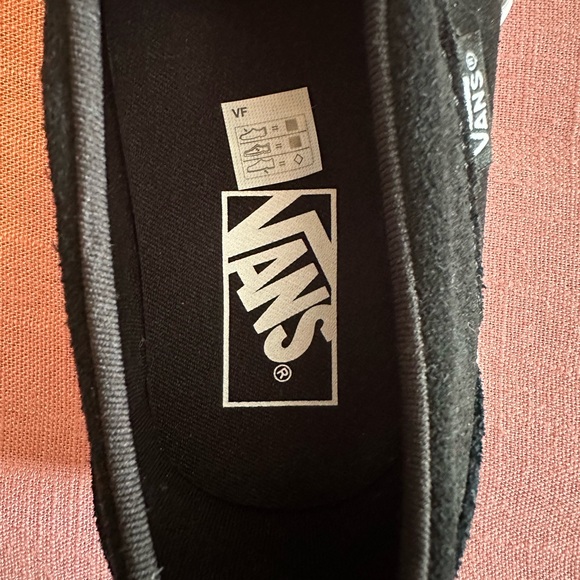 Vans~Black with white polka dots. Slip ons, Size 9 in women. - Picture 4 of 6